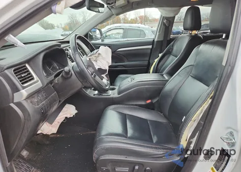 2019 Toyota Highlander Se from USA, damaged, VIN 5TDJZRFH1KS595176